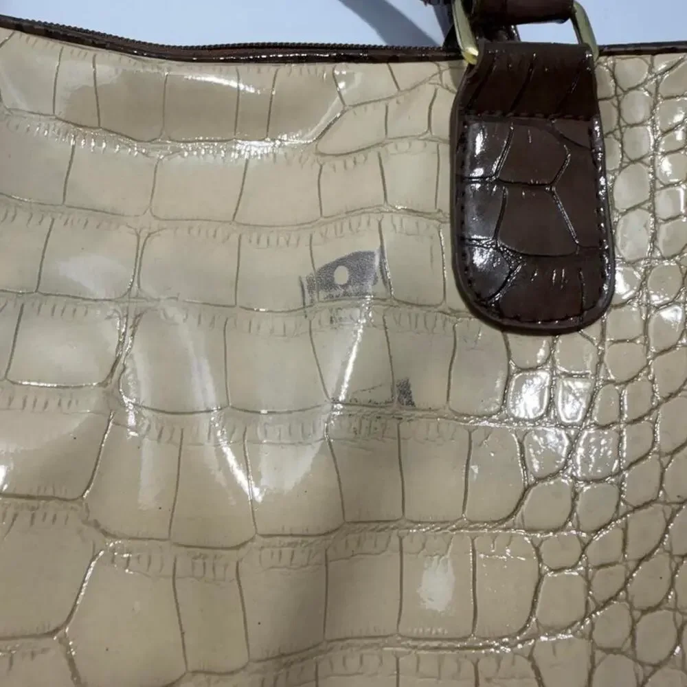 Betty Boop purse with crocodile skin texture and Betty Boop graphic